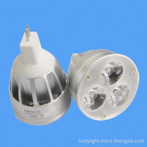 Dimmable 6W MR16 LED Bulbs/Spotlights with 6 Pieces of 2W High-power LEDs Light Source